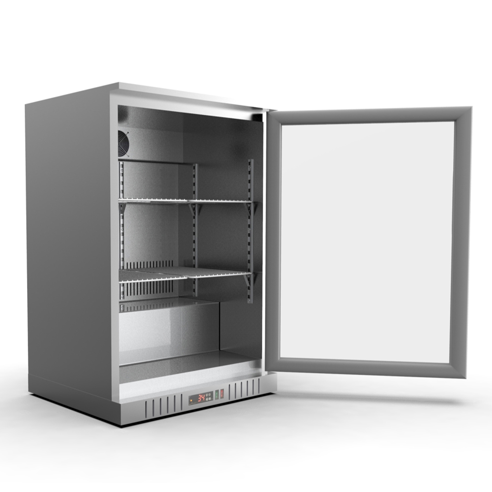 Koolmore 24 in. One-Door Back Bar Stainless Steel Refrigerator - 4.1 Cu image 3