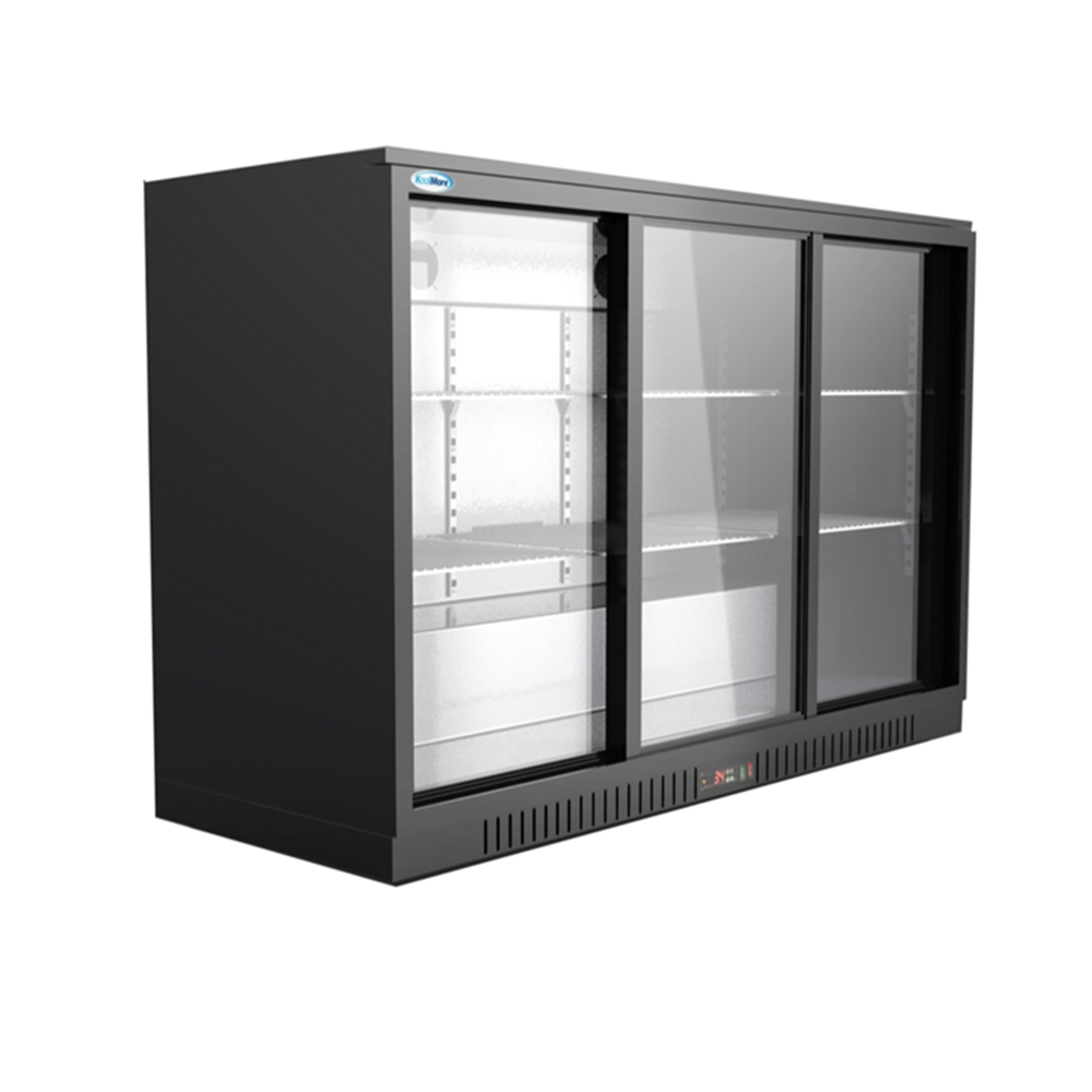 KoolMore 53 in. Three-Door Back Bar Refrigerator - 11.3 Cu Ft. image 3