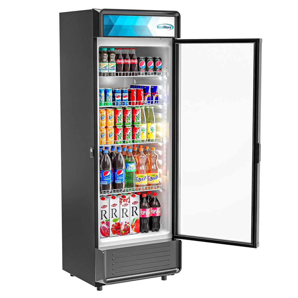 KoolMore One-Door Merchandiser Refrigerator - 12 Cu Ft. image 2