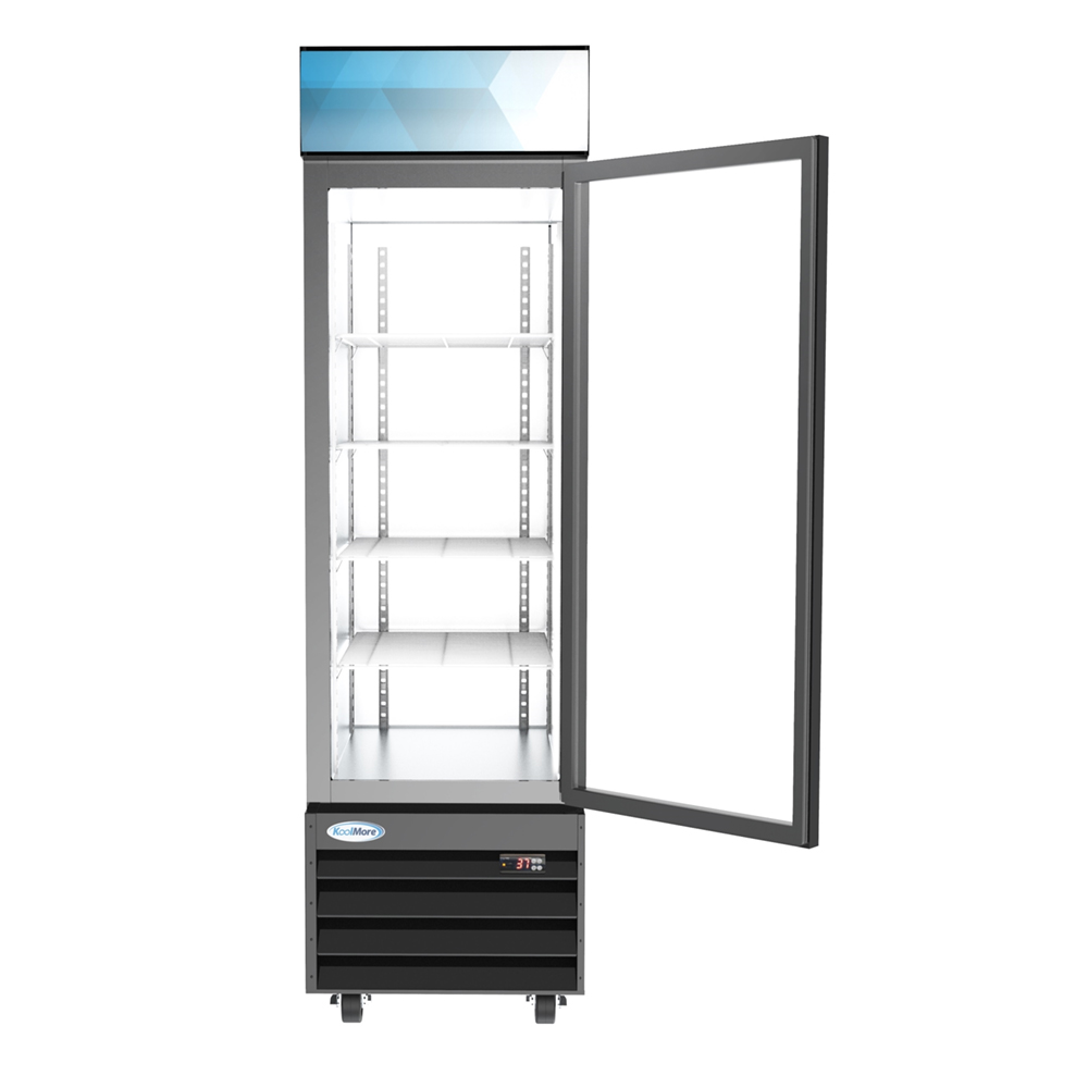 KoolMore One-Door Merchandiser Refrigerator - 13 Cu Ft.  image 1