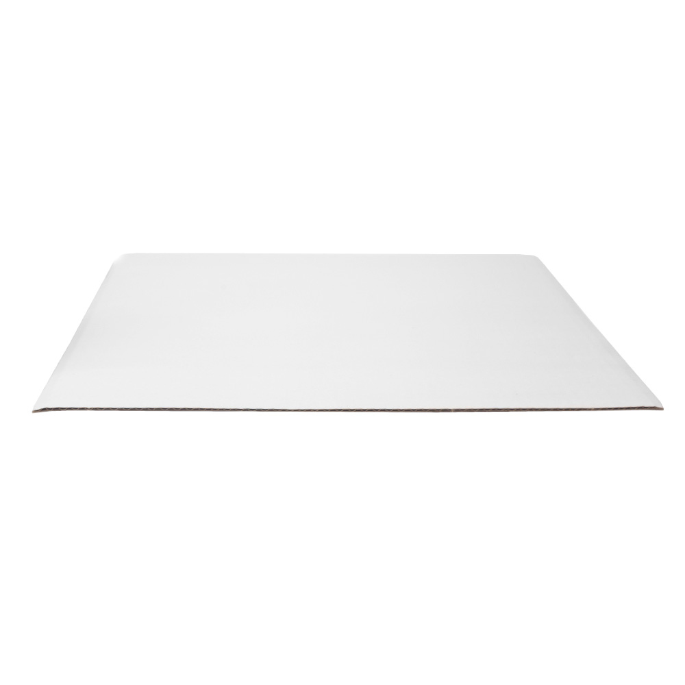 O'Creme Grease Resistant White Square Corrugated Cake Board, 9" - Pack of 10 image 1