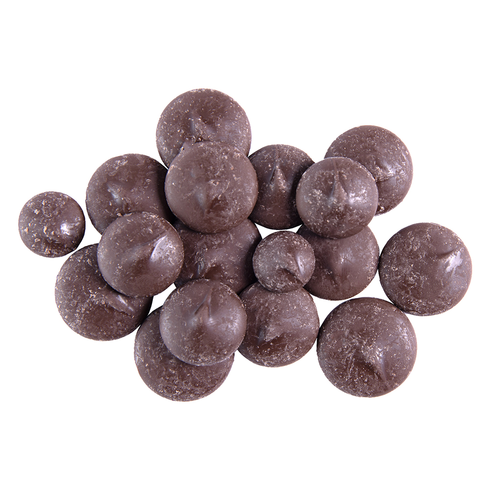 Merckens Dark Cocoa Coating Wafers, 1 lb. image 1