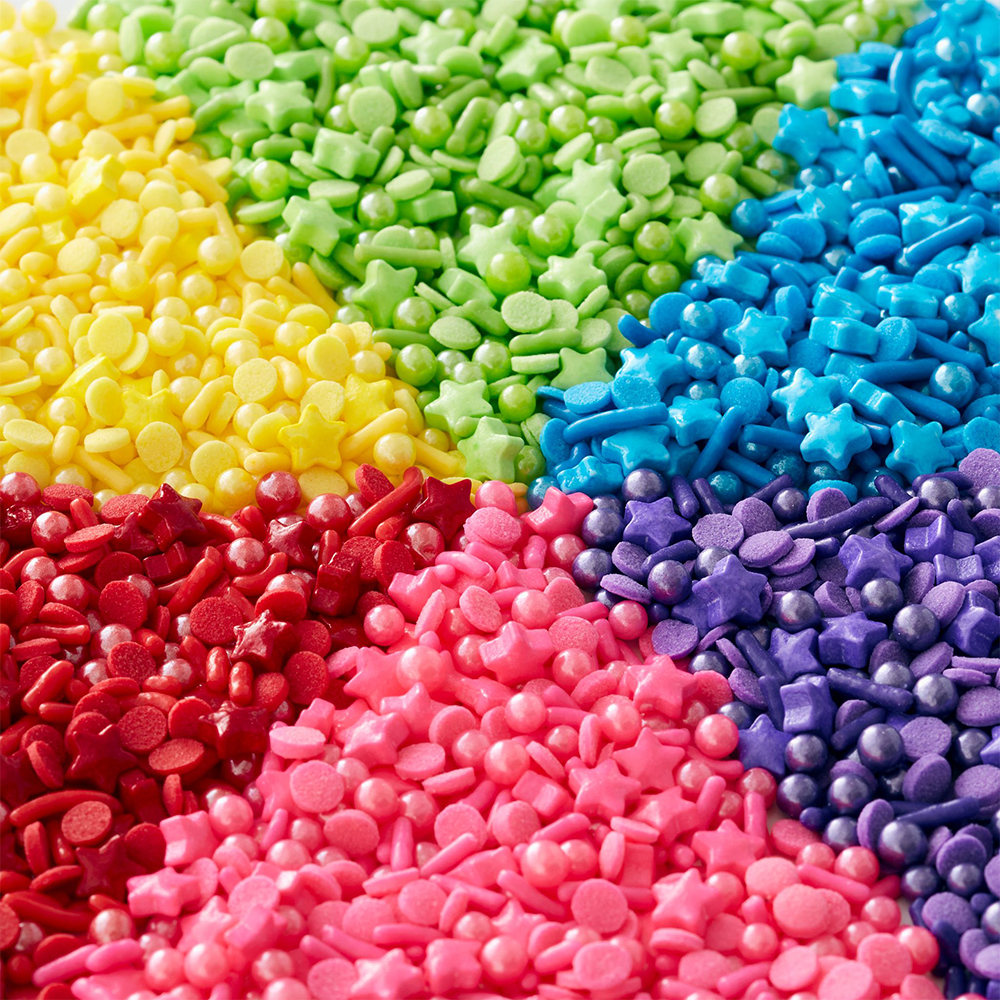 Wilton 6-Cell Rainbow Medley Sprinkle Mix, 6.56 oz. image 1