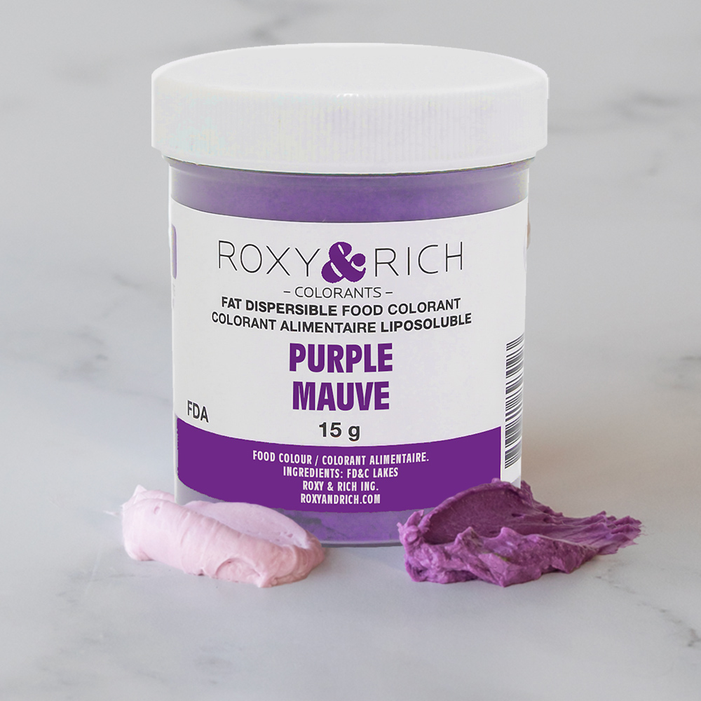 Roxy & Rich Fat Dispersible Purple Powder Food Color, 15 gr. image 1