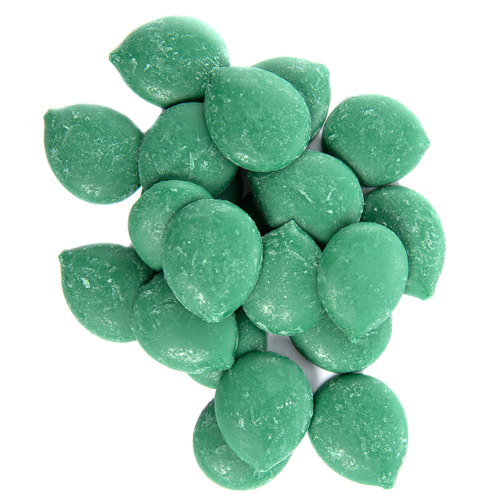 Merckens Dark Green Coating Wafers, 1 lb. image 1