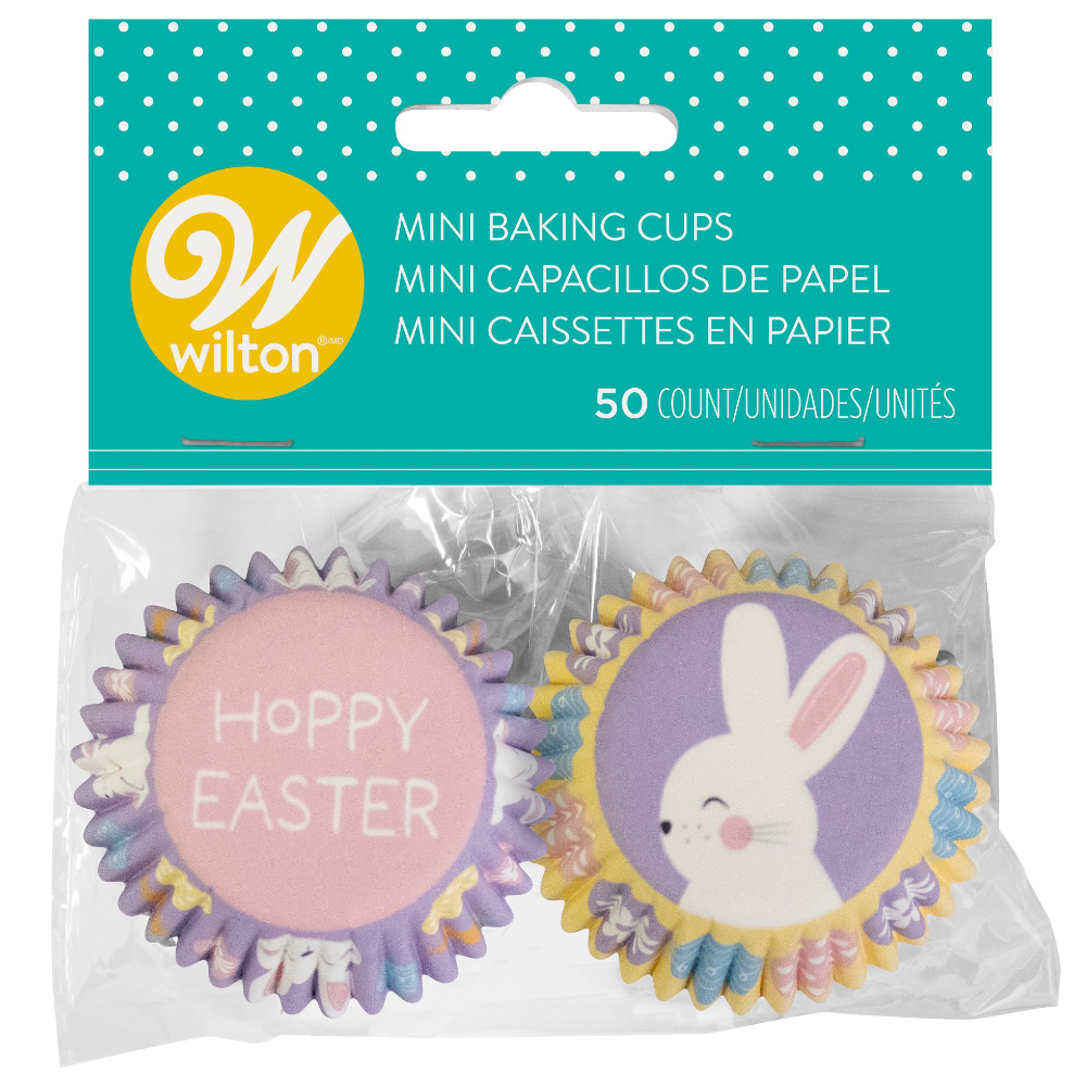 Wilton Bunny Mini Baking Cups, Pack of 50 image 1