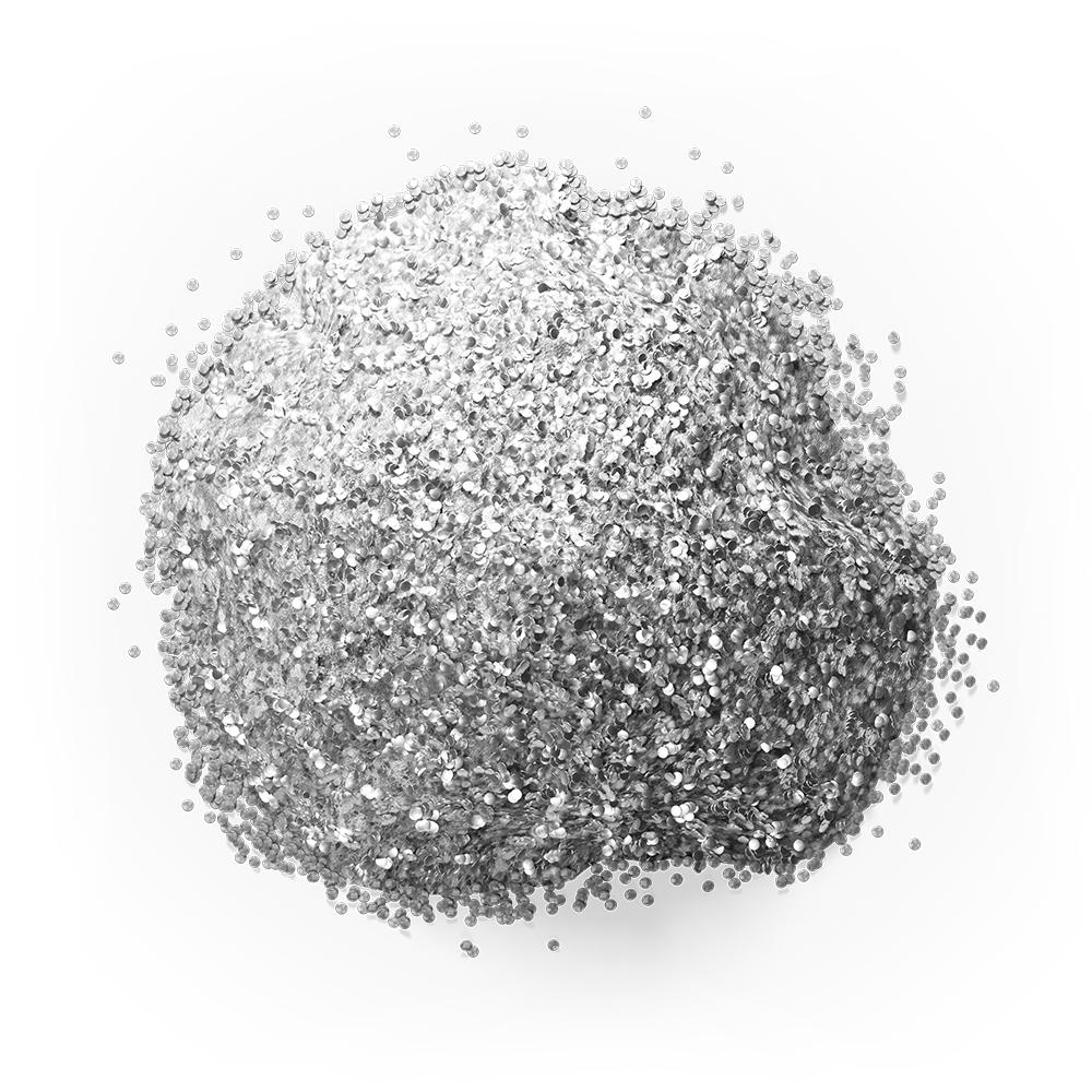 Colour Mill Silver Glitz Blend Edible Glitter, 10ml image 2