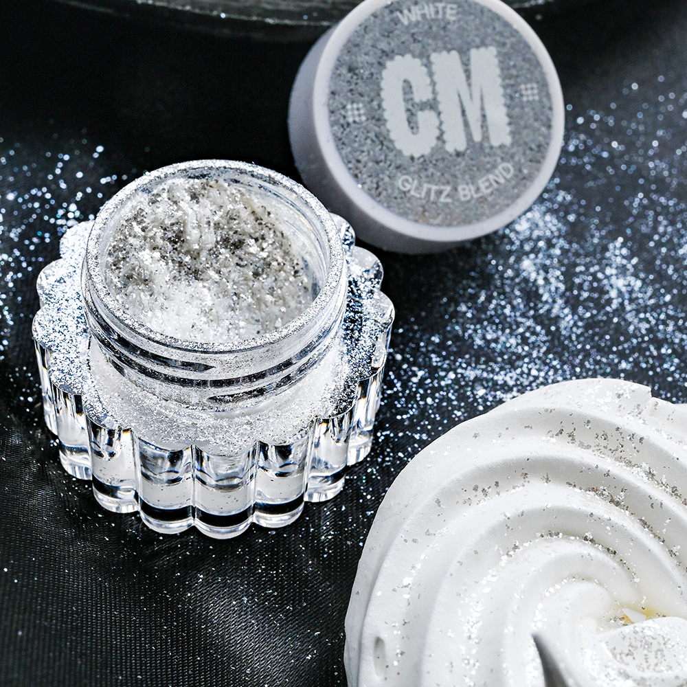 Colour Mill White Glitz Blend Edible Glitter, 10ml image 3