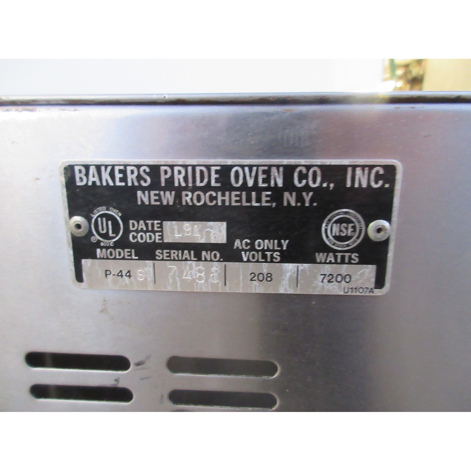 Bakers Pride P44 Oven Deck Double Countertop, Used Excellent Condition image 4