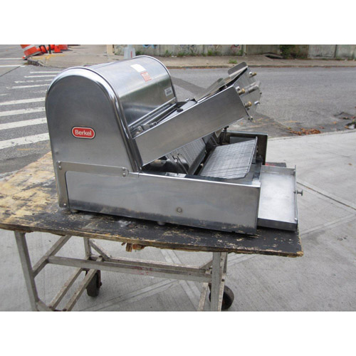 Berkel Bread Slicer Chrome Model MB 3/8 Used Good Condition image 2