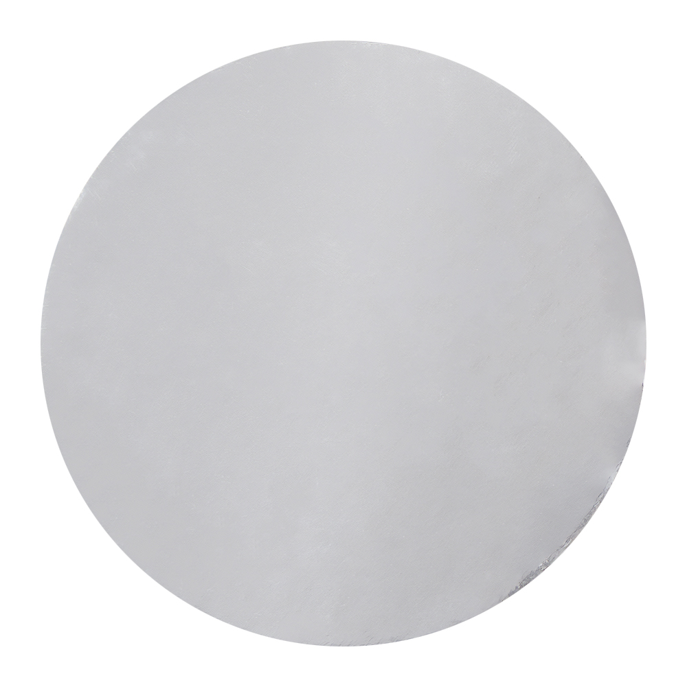 O'Creme Silver Round Mini Board, 4" - Pack of 100 image 1