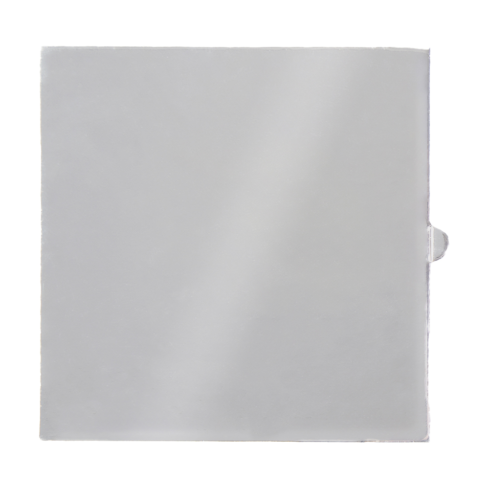 O'Creme Silver Square Mini Board with Tab, 2.75" - Pack of 100 image 1