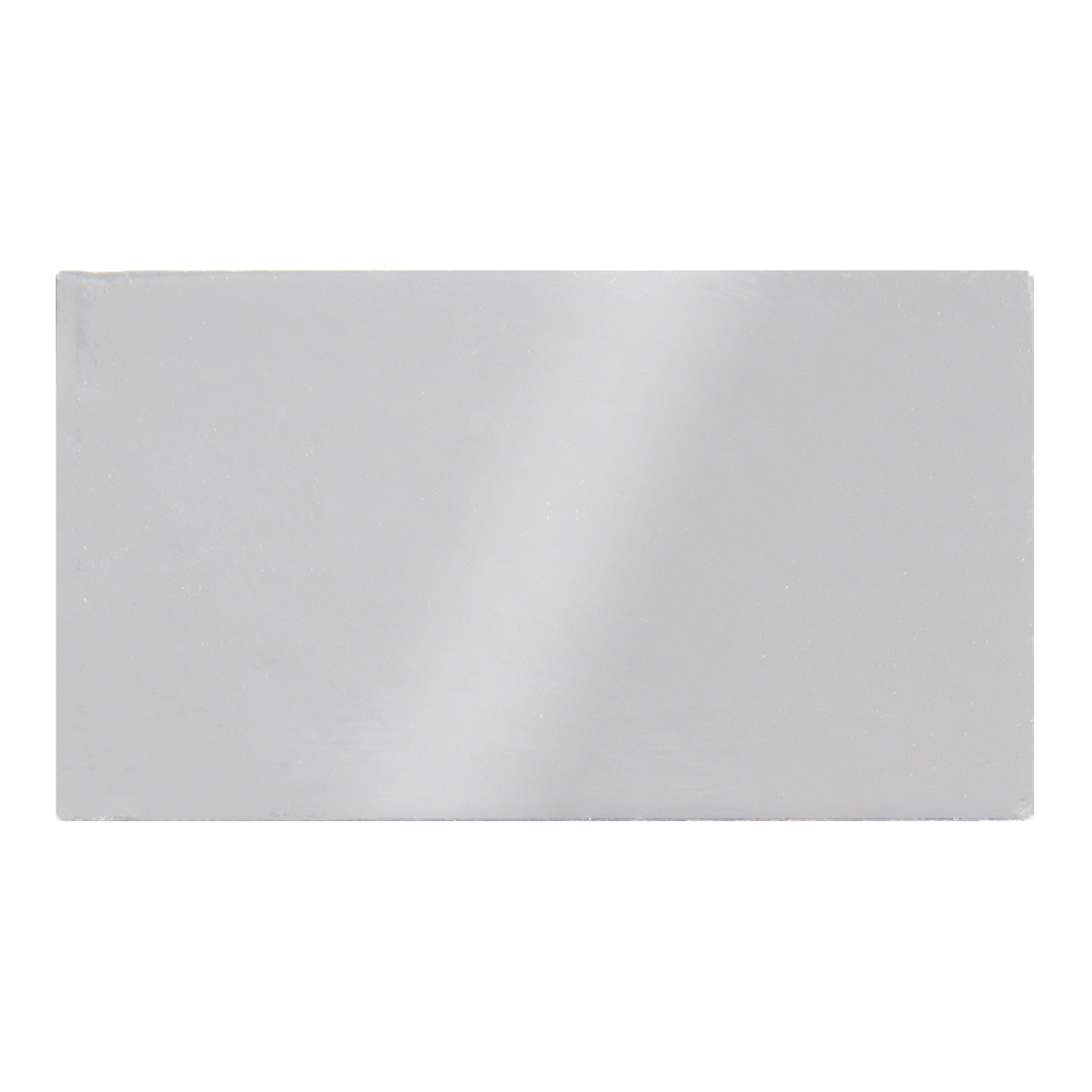 O'Creme Silver Rectangular Mini Board, 4" x 2.3" - Pack of 100 image 1