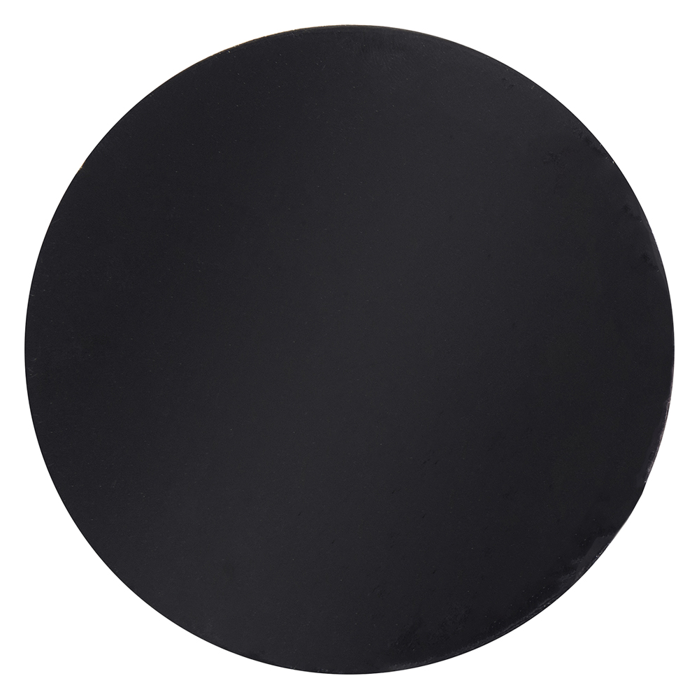 O'Creme Black Round Mini Board, 4" - Pack of 100 image 1