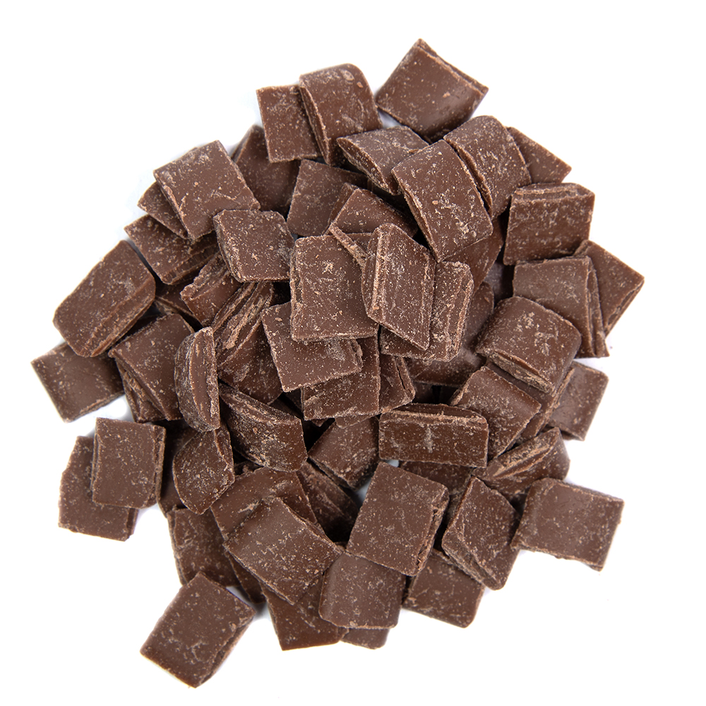 Barry Callebaut Milk Chocolate Chunks, 1 lb. Cholov Yisroel image 1