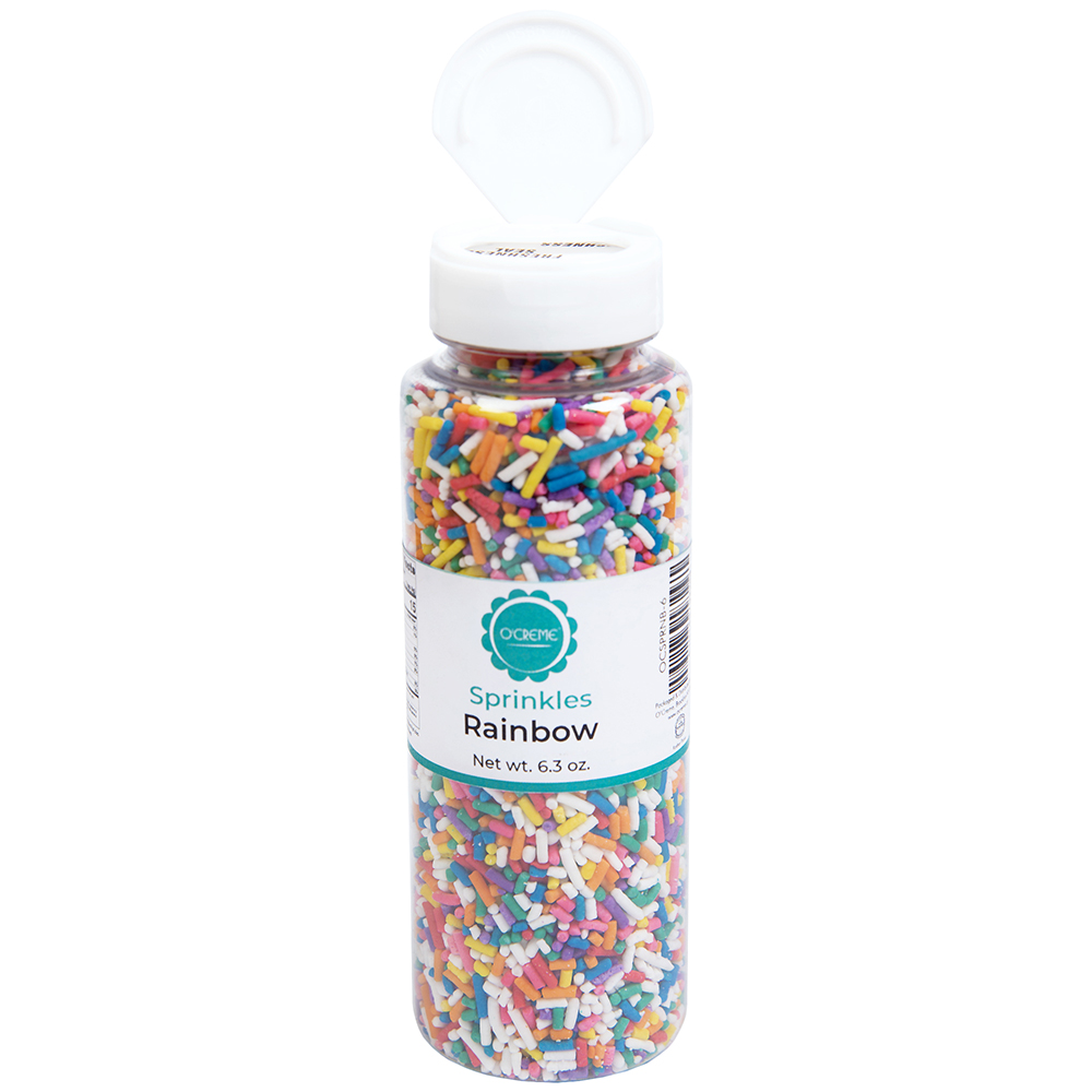 O'Creme Rainbow Sprinkles, 6.3 oz. image 1