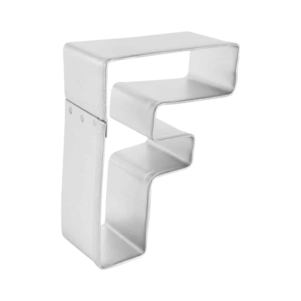 Letter 'F' Cookie Cutter, 2-1/4" x 3" image 1
