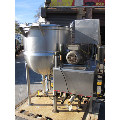 Cleveland Cook Chill Horizontal Agitator Mixer Kettle 100 Galon , Fulton Classic ICS -10 Vertical Tubeless Boiler - Used Condition image 11