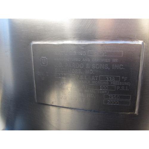 Cleveland Cook Chill Horizontal Agitator Mixer Kettle 100 Galon , Fulton Classic ICS -10 Vertical Tubeless Boiler - Used Condition image 12