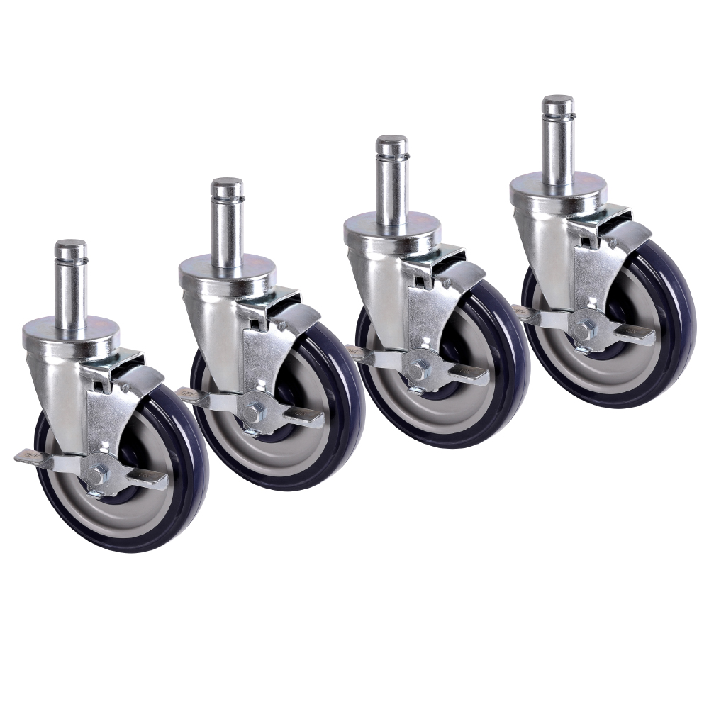 Vollum 5" Shelving Stem Casters, Set of 4 image 1