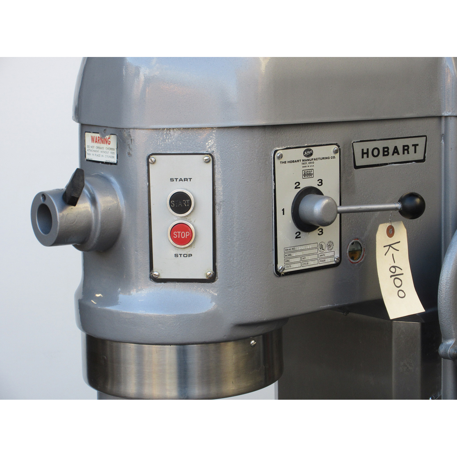 Hobart H600 Mixer 60 Qt, Used Excellent Condition image 1
