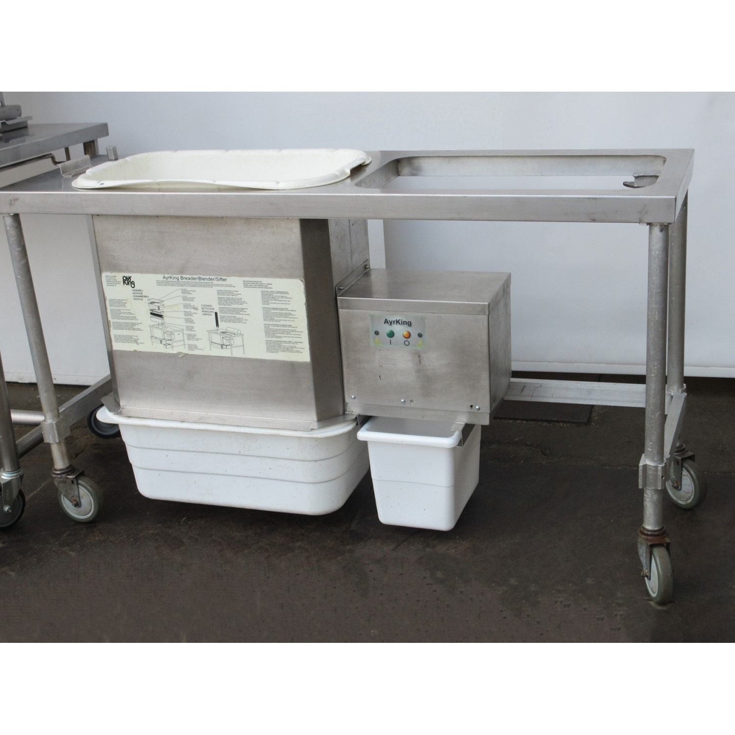 Bettcher Breading System W/AryKing Breader Blender Sifter, Used Excellent Condition image 6