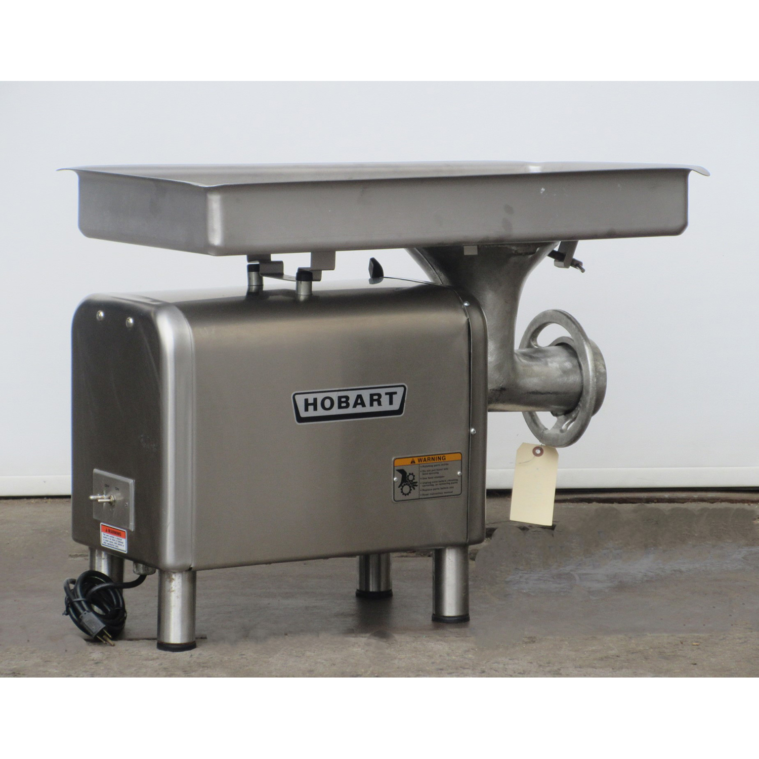 Hobart 4822 Meat Grinder 1.5 HP 120V / 1PH, Used Excellent Condition image 2