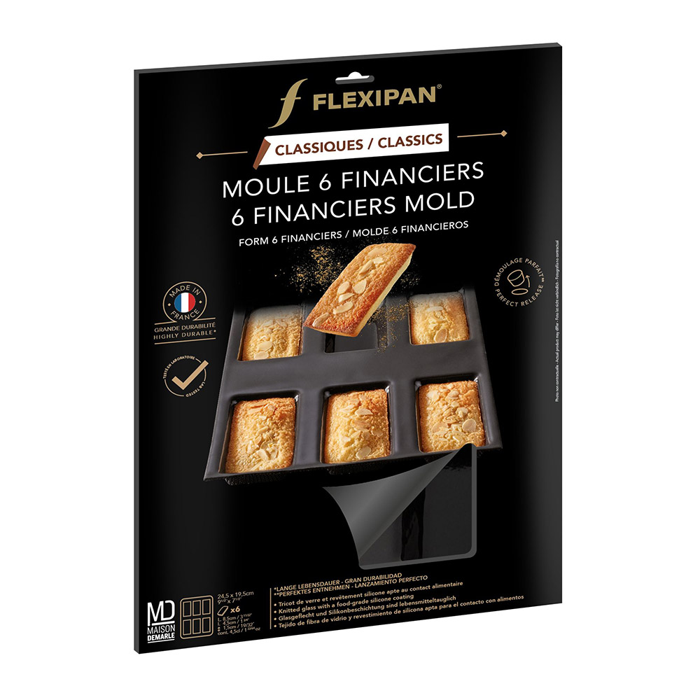 Demarle Flexipan Origine Financiers, 6 Cavities image 2