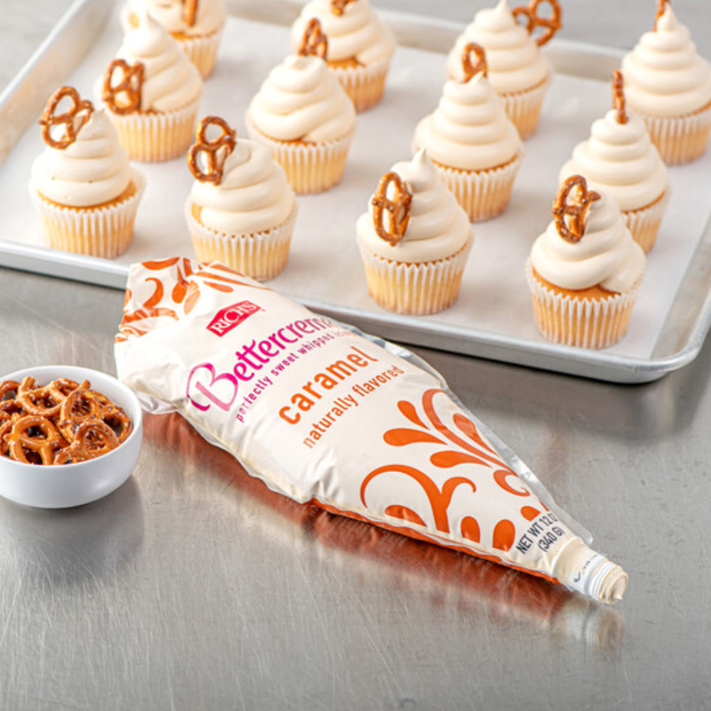 Rich's Bettercreme Caramel Icing, 12 oz. - Pack of 3 image 1