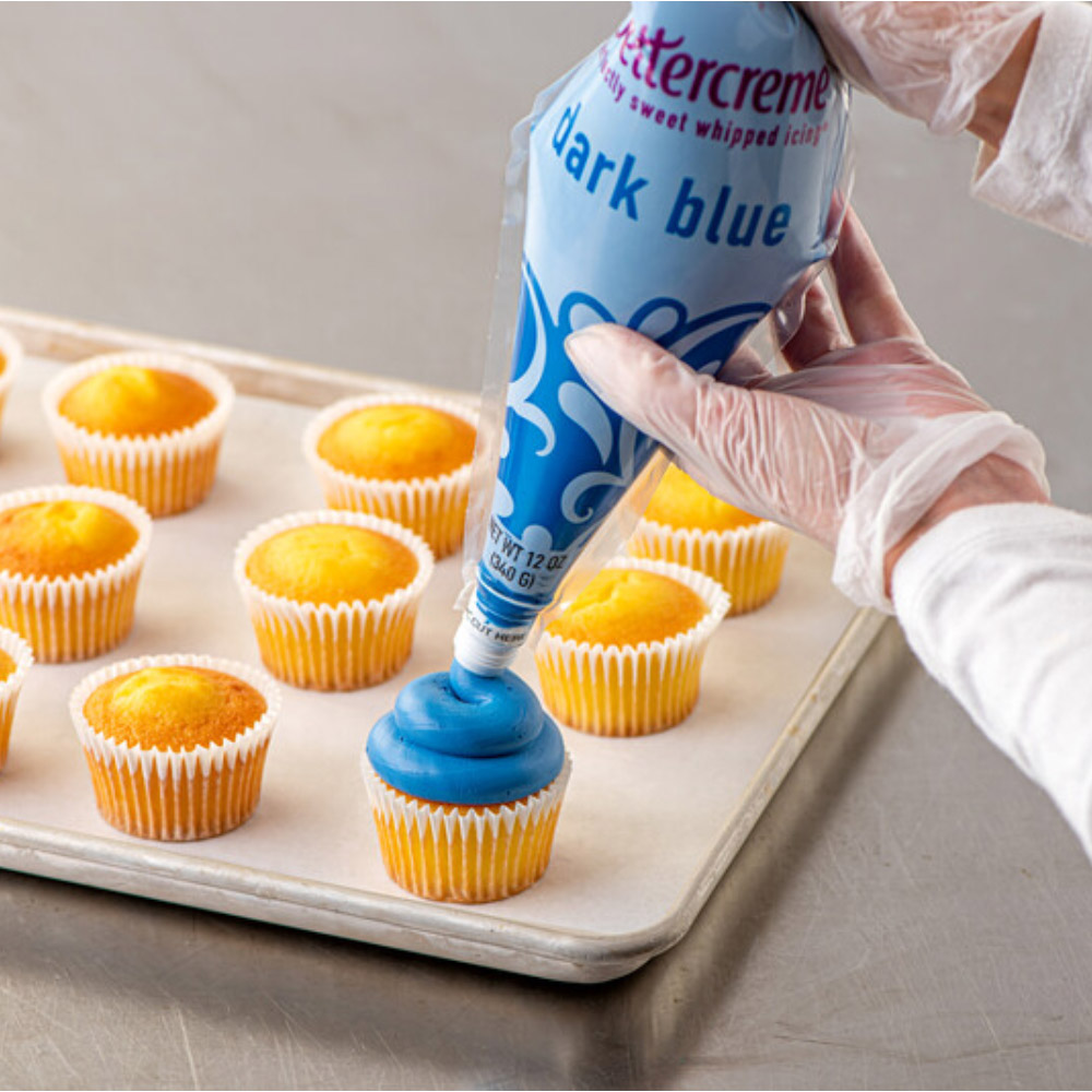 Rich's Bettercreme Dark Blue Icing, 12 oz. - Pack of 3 image 3