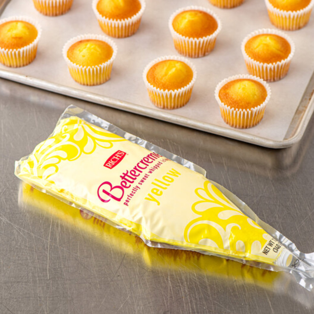 Rich's Bettercreme Yellow Icing, 12 oz. - Pack of 3 image 2