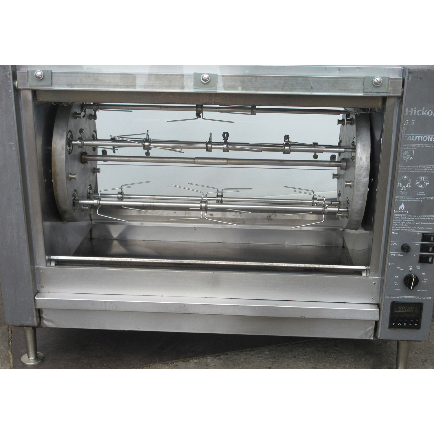 Hickory N/5.5 E Rotisserie 5 Spit, Electric, Used Excellent Condition image 3