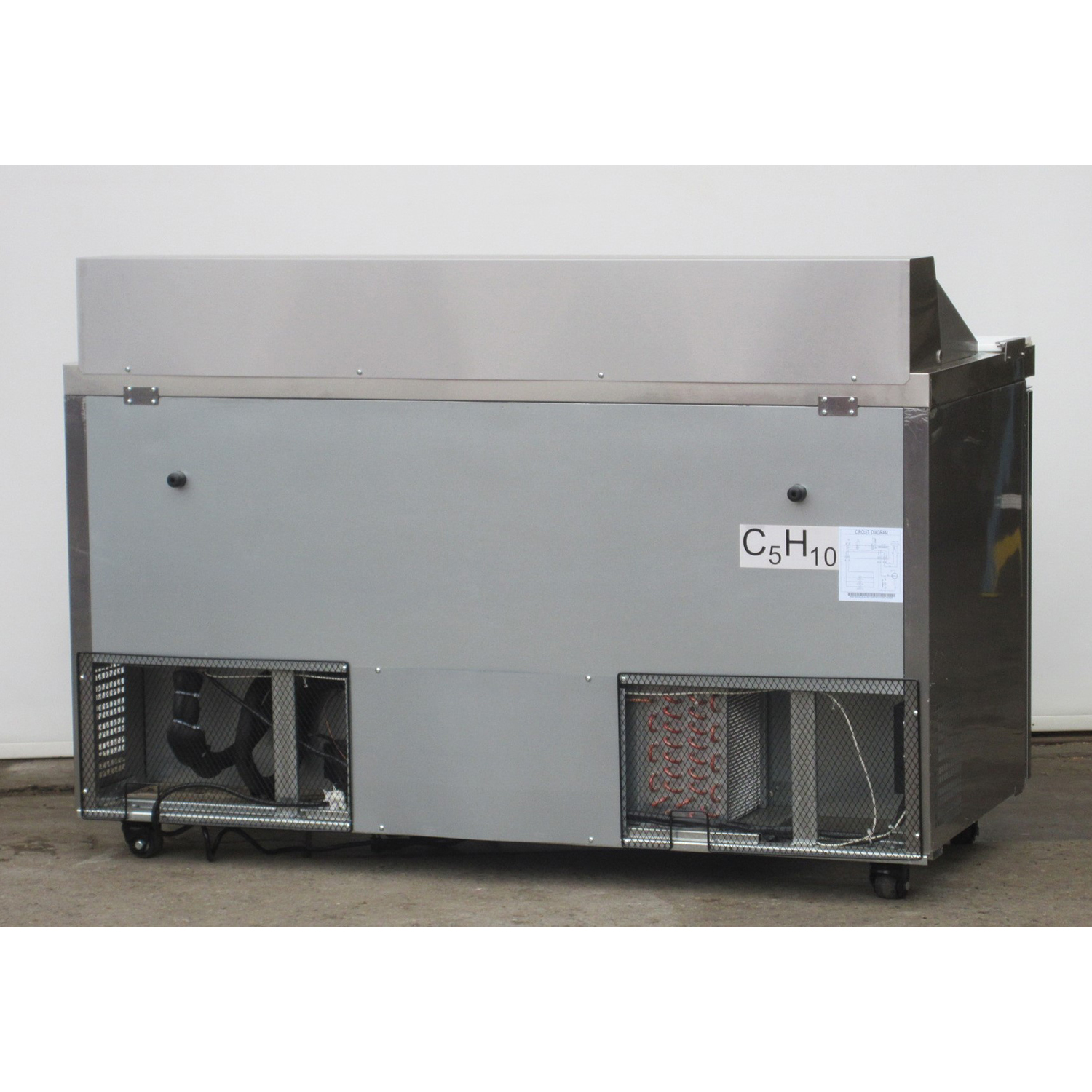 Atosa MSF8303GR Two Door Sandwich Prep Table 60-1/4"W, 17.2 Cu. Ft., Used Excellent Condition image 3