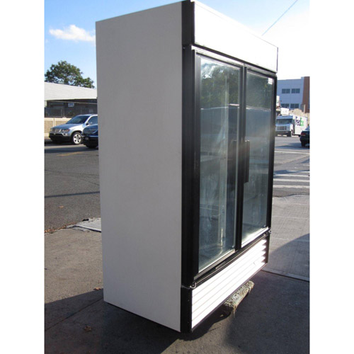 True 2 Door Freezer Model # GDM-49F Used Excellent Condition image 1