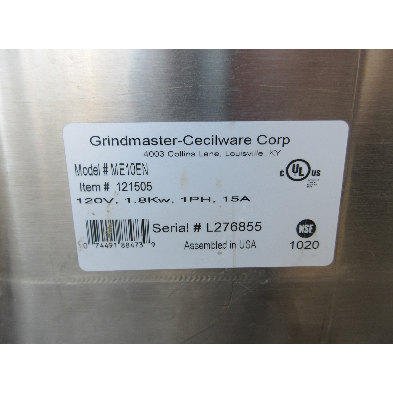 Cecilware ME-10E-110 Hot Water Urn, 120V, 10 Gallon, Used Excellent Condition image 4