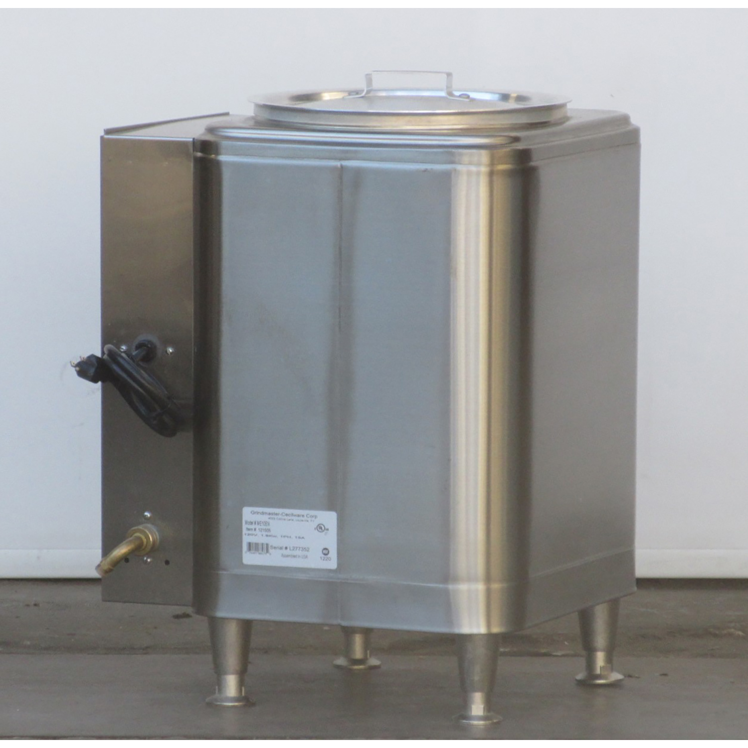 Cecilware ME-10E-110 Hot Water Urn, 120V, 10 Gallon, Used Excellent Condition image 3