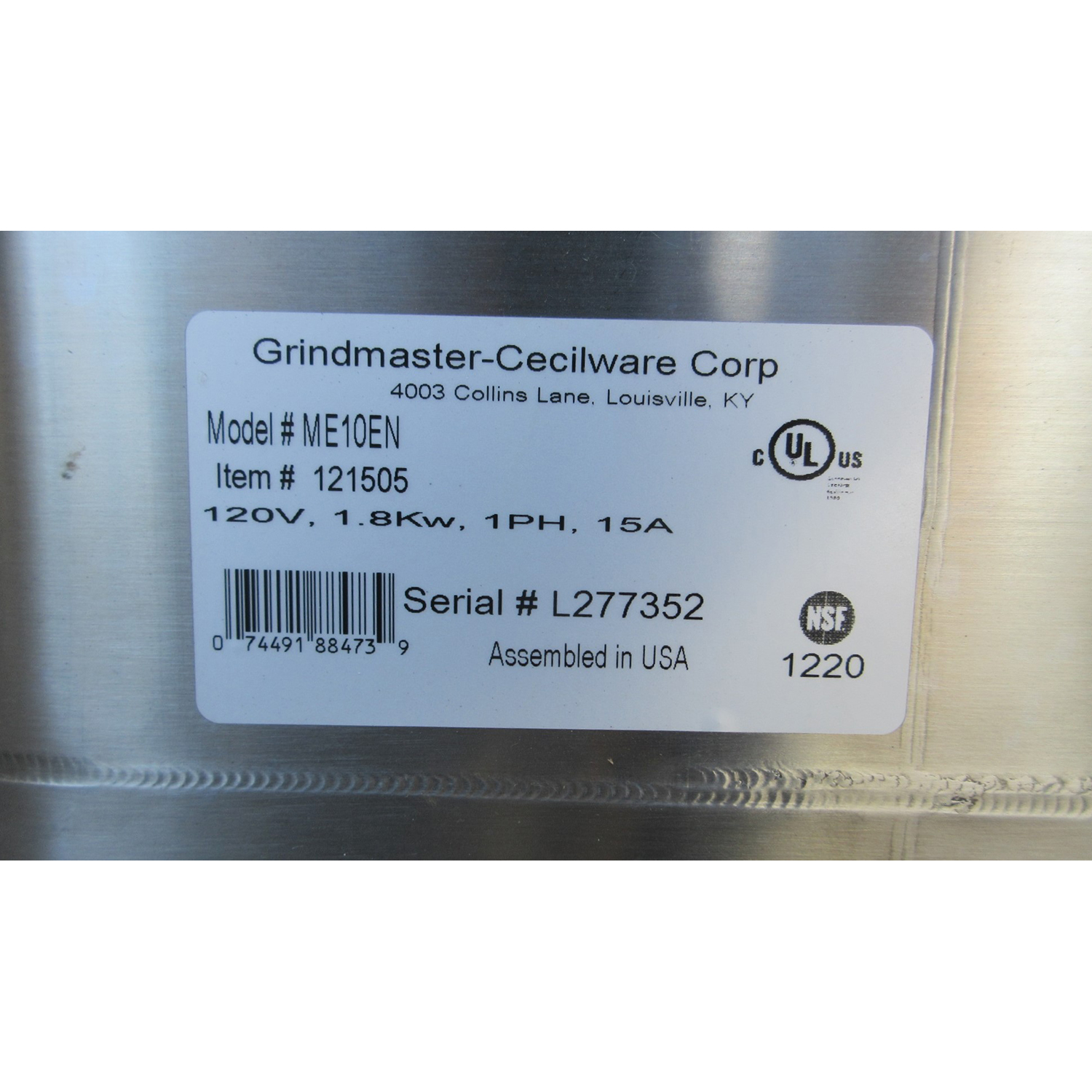 Cecilware ME-10E-110 Hot Water Urn, 120V, 10 Gallon, Used Excellent Condition image 4