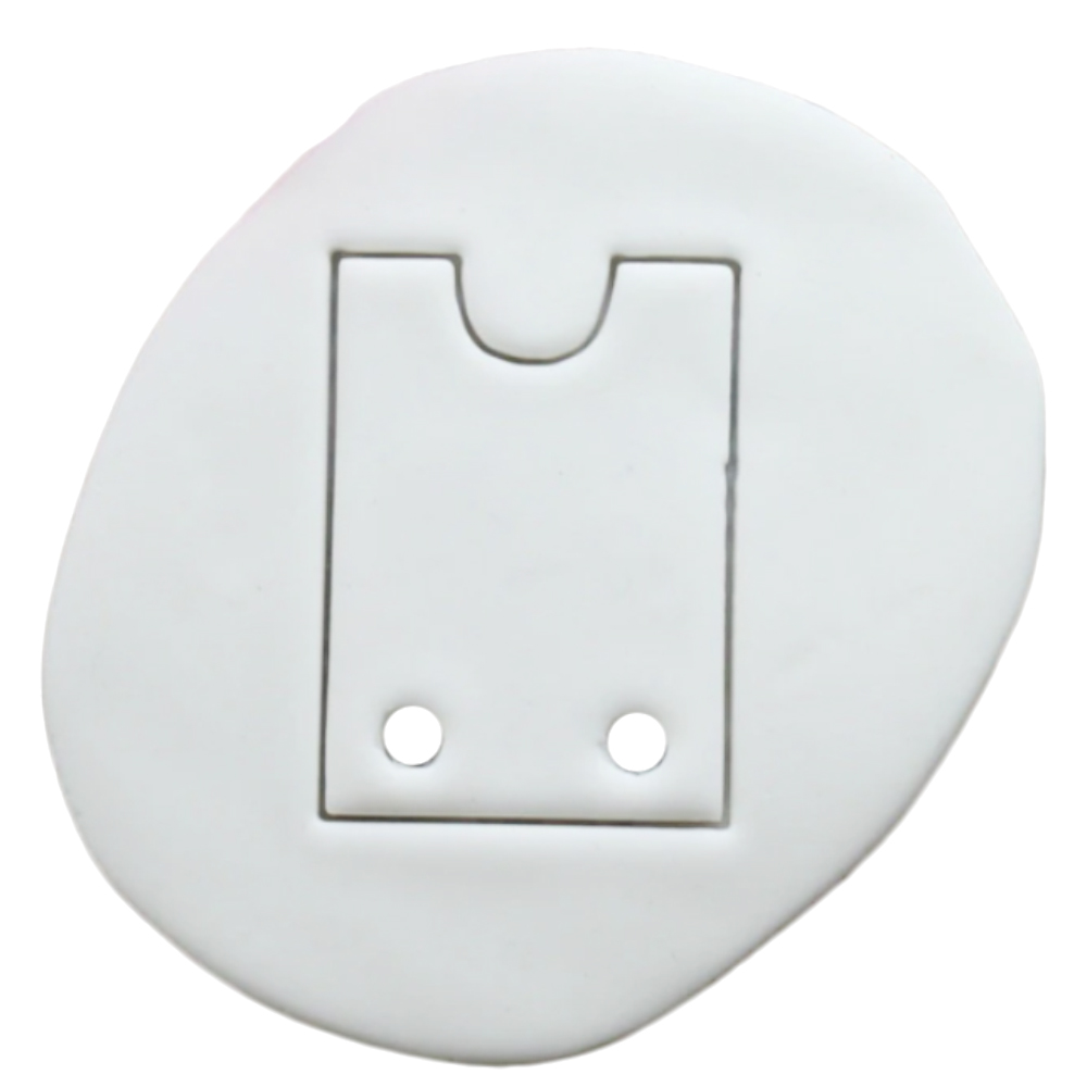 Lil Miss Cakes Plastic Tzitzit Cutter, 3.1" x 2.25" image 3