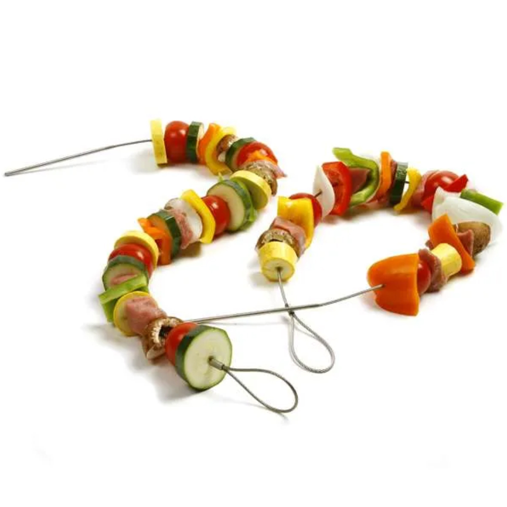 Norpro Stainless Steel Flexible Skewers, Set of 4 image 1