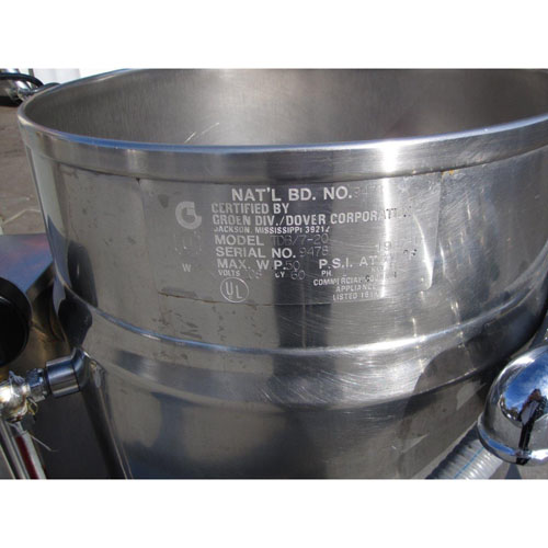 Groen Self Contained Steam Jacketed 20 Qt Kettle Used Model TDB/7-20 Very Good image 4