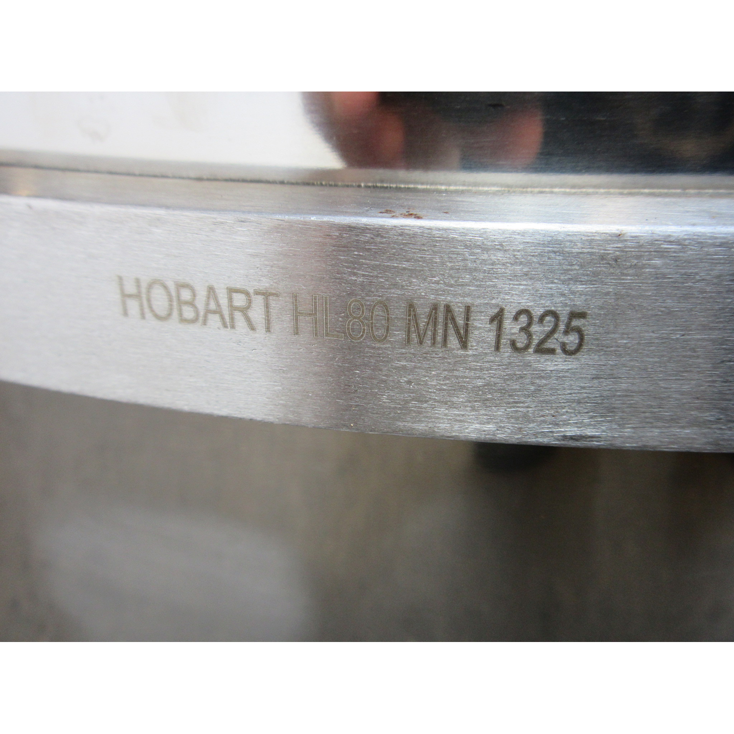 Hobart Legacy BOWL-HL80 / 6494610 80 Qt. Stainless Steel Bowl for HL800, Used Excellent Condition image 3