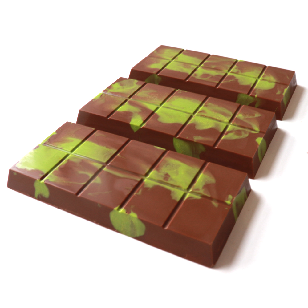Polycarbonate Dubai Chocolate Bar Mold, 3 Cavities image 1