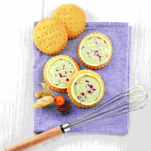 Set 4 Tagliapasta Baby Silikomart Acc095 | Cutter A Molla In Silicone Per Biscotti