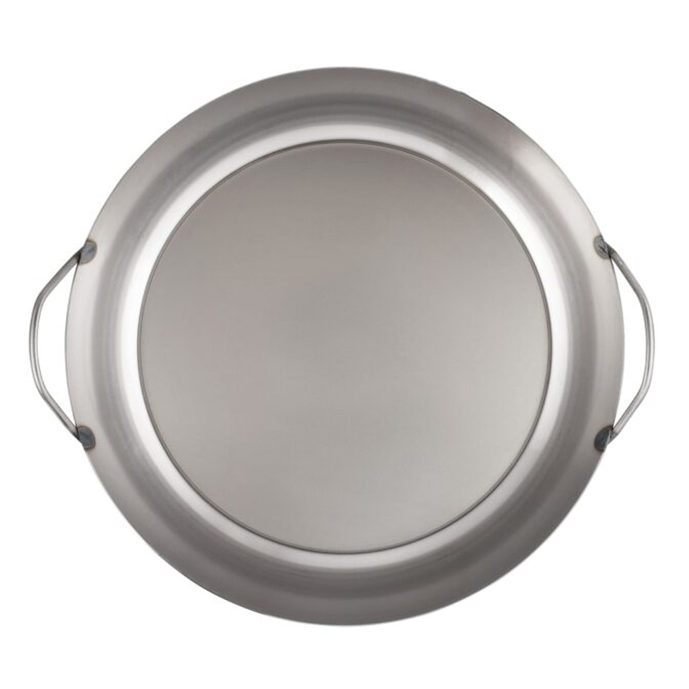 Matfer Black Steel Paella Pan 17-3/4" Diameter x 2-1/4" High image 3