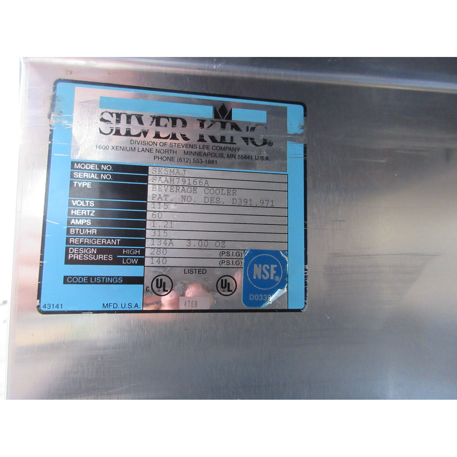 Silver King SK5MAJ Milk Dispenser, Used Excellent Condition image 2