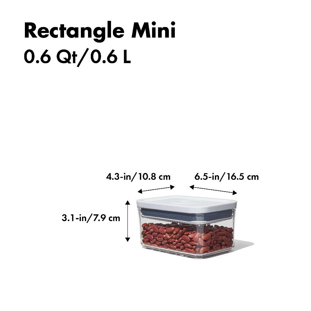 OXO Good Grips Rectangular Container, 0.6 qt image 2