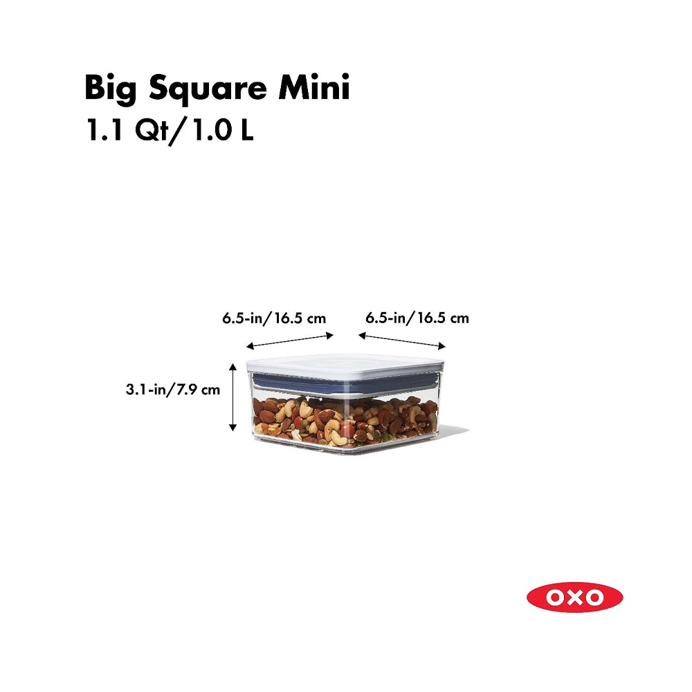 OXO Good Grips Square Container, 1.1 qt image 1