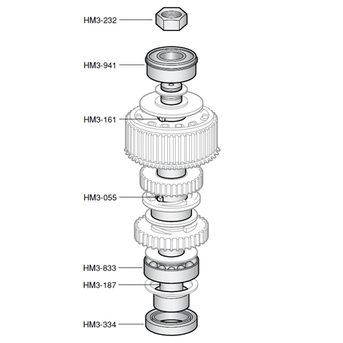 Planetary Shaft and Bushing Assembly For Hobart Mixer D300