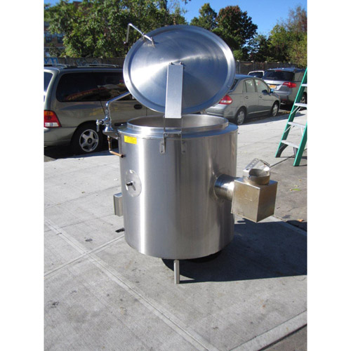 Groen Steam Jacketed Gas Floor Kettle Model AH/1E-40 Used image 3