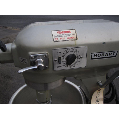 Hobart 20 qt Mixer Model # A200T Used Very Good Condition Original Paint image 3